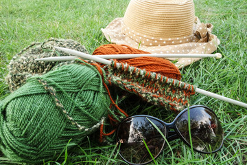 Outdoor view of Knitting elements