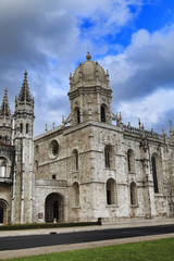Fototapeta na wymiar Jeronimo monastery in lisbon, portugal . unesco world heritage site
