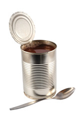 The open metal can