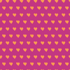 Pattern with hearts