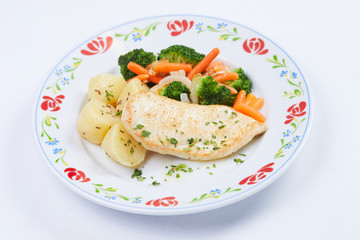 chicken with vegetables