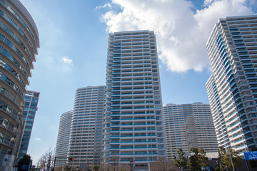 Fototapeta premium 高層マンション