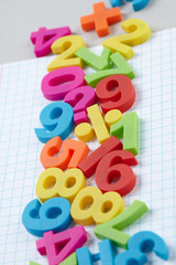 Fototapeta premium color numbers