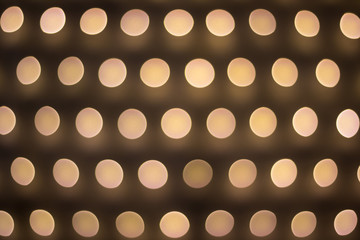 Boken effect,blurred lights of night cityscape