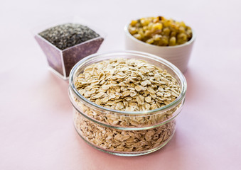 breakfast, oat flakes