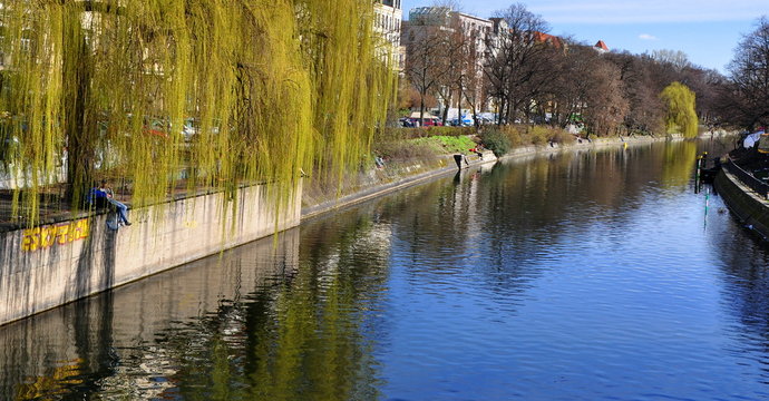 Idylle am Maybachufer in Berlin-Neuk&ouml;lln