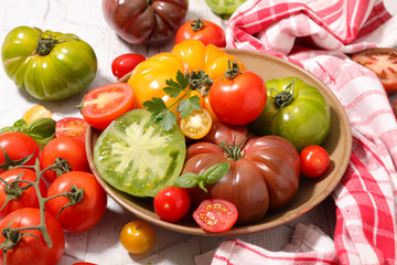 assorted variety tomato
