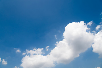 Obraz premium Clouds and blue sky background.