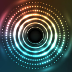 Round color round light