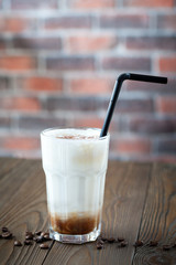 The milkshake with cookies