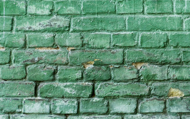 cracked brickwork