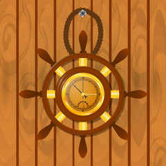 clock in pirate style