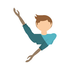 fun guy celebration happy vector illustration eps 10