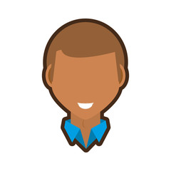 head guy smile image vector illustration eps 10