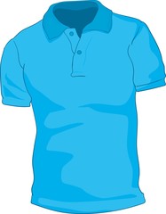 Vector illustration of a polo shirt