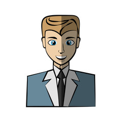 cartoon man character concept vector illustration eps 10