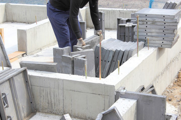 住宅の基礎工事