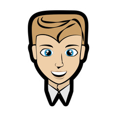 cartoon man character imagen vector illustration eps 10