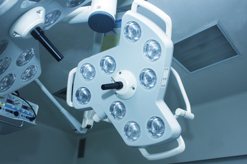 surgical lamps in operation room