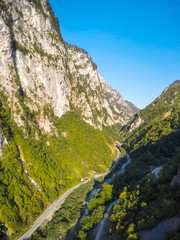 Rugova Canyon in Kosovo