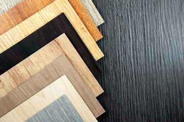Naklejka na ściany i meble Wood texture. Surface of teak wood background for design and decoration