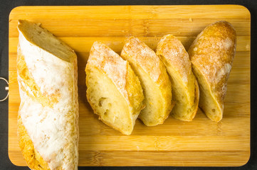 loaf of white wheat bread