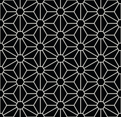 Fototapeta premium minimal sacred geometry graphic seamless pattern print