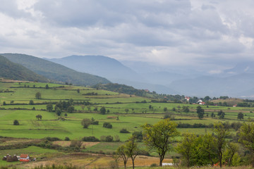 Fototapeta na wymiar Serbian countryside
