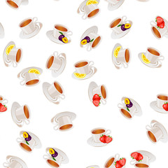 illustration of tea cup