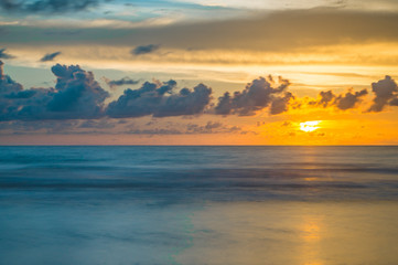 Fototapeta na wymiar sunset beach Sri Lanka