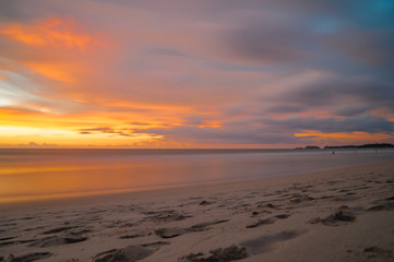 sunset beach Sri Lanka