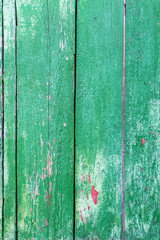 Fototapeta na wymiar Green wooden boards bright background