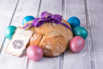 Frisches Brot zur Osterzeit