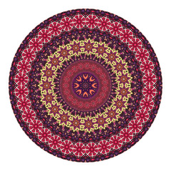 Flower mandala. Vintage decorative elements.