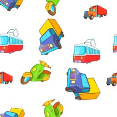 Transport pattern, cartoon style