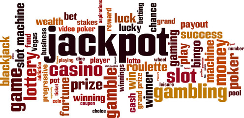 Jackpot word cloud
