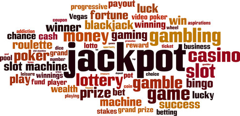 Jackpot word cloud