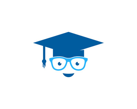 Geek Education Icon Logo Design Element