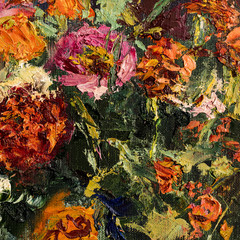 Oil painting, handmade