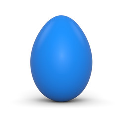 Blue easter egg