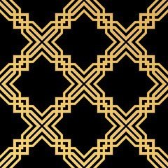 Art Deco seamless pattern.decoration ornament.