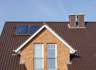 Dachgaube eines Hauses