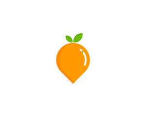 Local Fruit Icon Logo Design Element