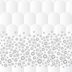 Grey white seamless background set