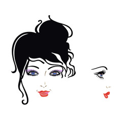 Woman's face
