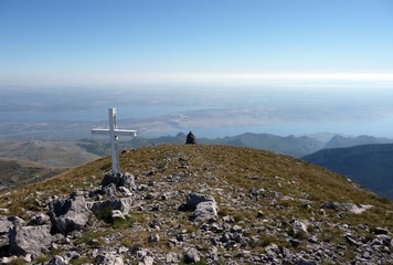 Sveto Brdo peak in the Velebit mountains / Croatia