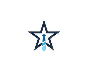 Obraz premium Star Job Icon Logo Design Element