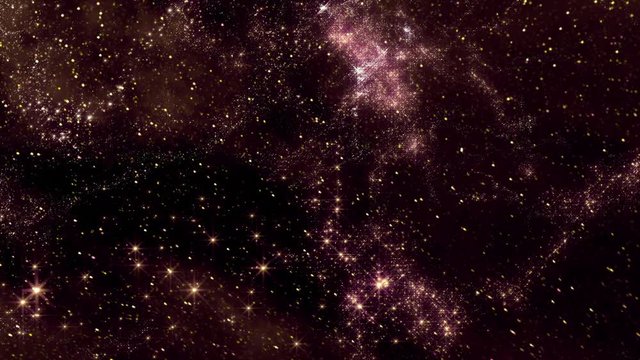 Space 2241: Flying through star fields in deep space (Loop).