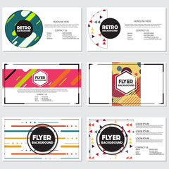 fresh background flyer style background Design Template