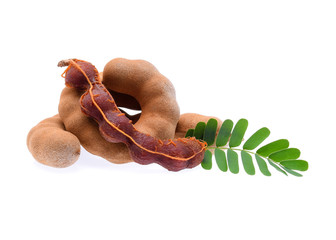 Fototapeta premium Sweet tamarind isolated on white background